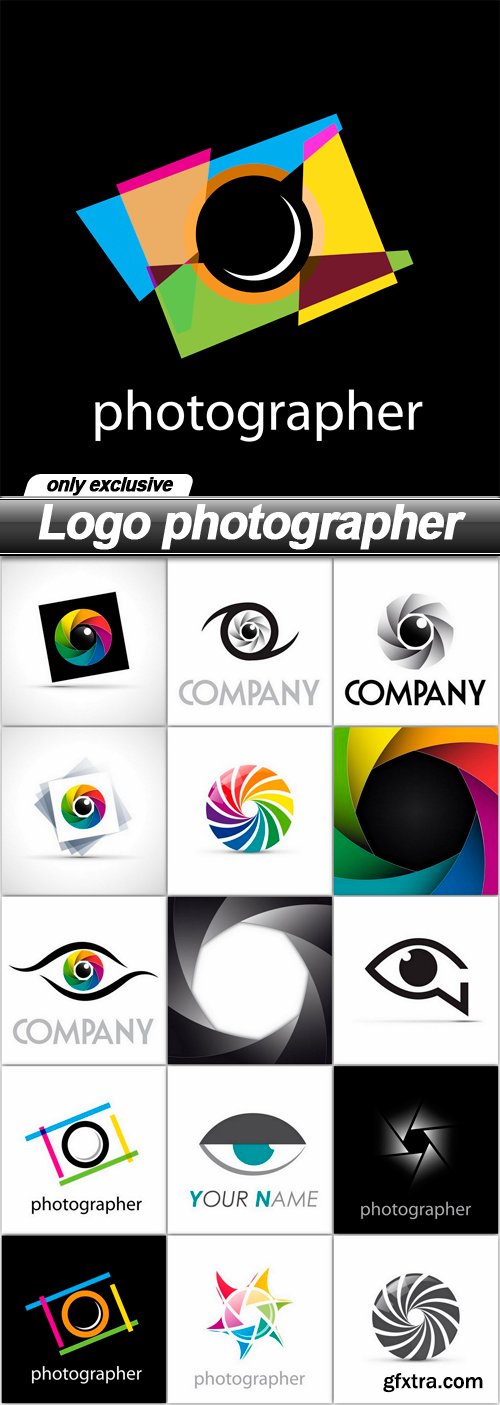 Logo photographer - 16 EPS