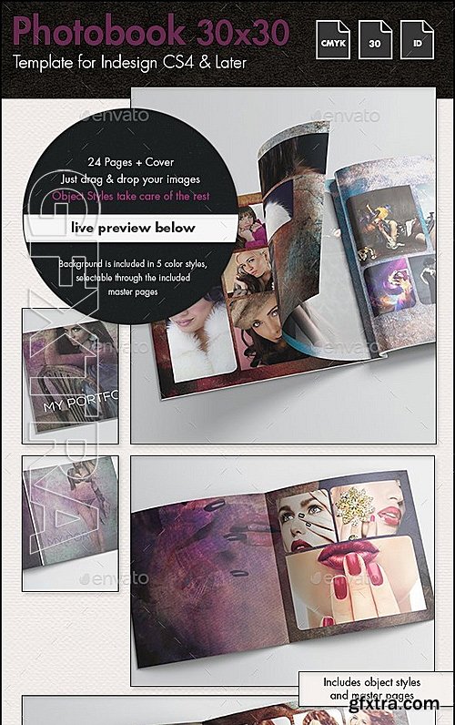 GraphicRiver - Photobook Fashion Album Template 12713573