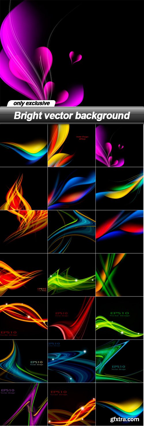 Bright vector background - 20 EPS