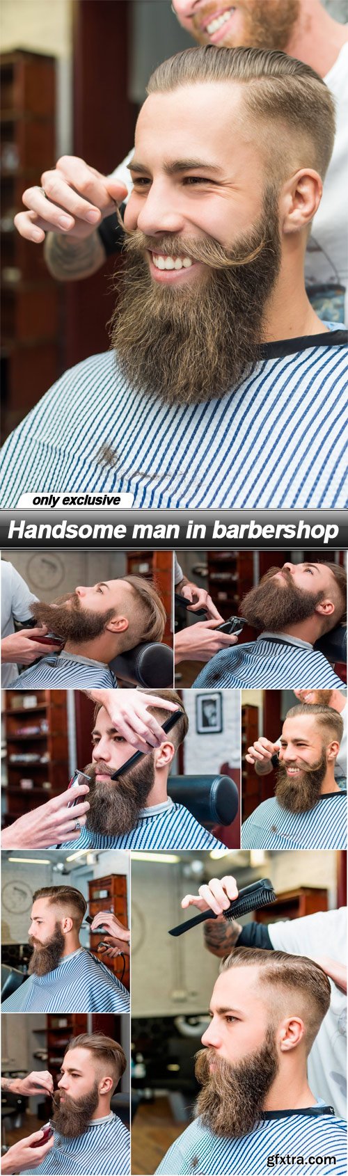 Handsome man in barbershop - 7 UHQ JPEG