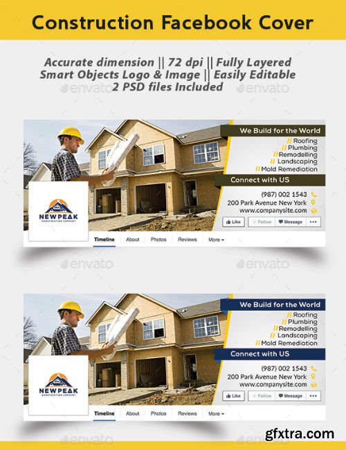 GR - Construction Facebook Cover Page 13552733