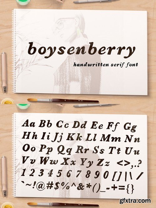 CM - Boysenberry Display Font 553091