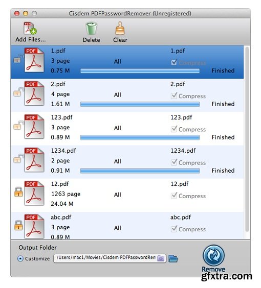 Cisdem PDFPasswordRemover 3.0 (Mac OS X)