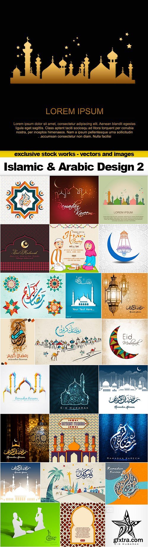 Islamic & Arabic Design 2 - 25xEPS
