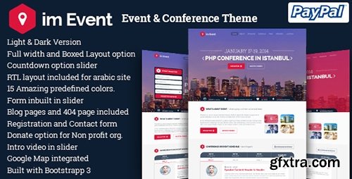 ThemeForest - im Event v2.9.1 - Event & Conference WordPress Theme - 9533576