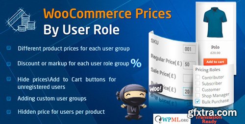 CodeCanyon - WooCommerce Prices By User Role v2.20.3 - 8562616