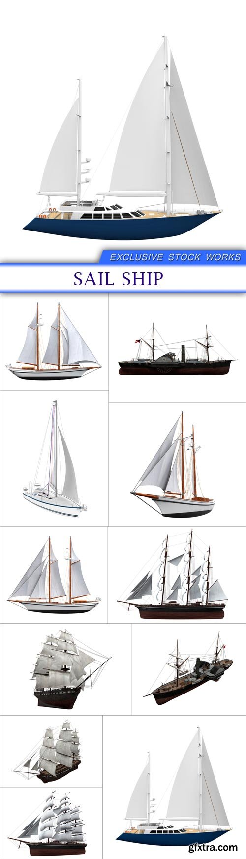 Sail Ship 11x JPEG