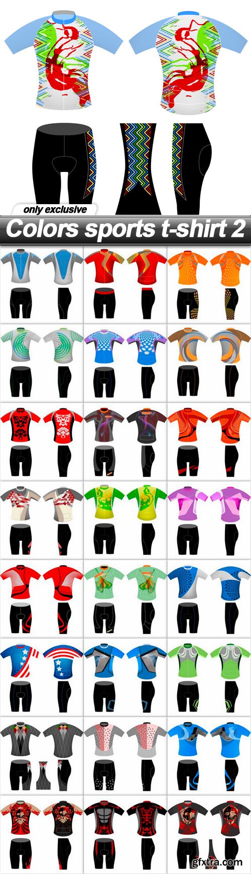 Colors sports t-shirt 2 - 25 EPS