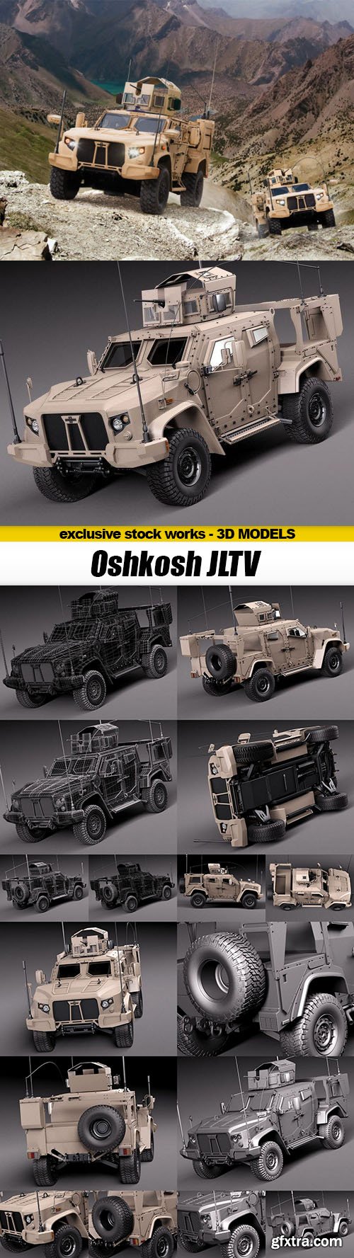 CGTrader 3D MODELS - Oshkosh JLTV