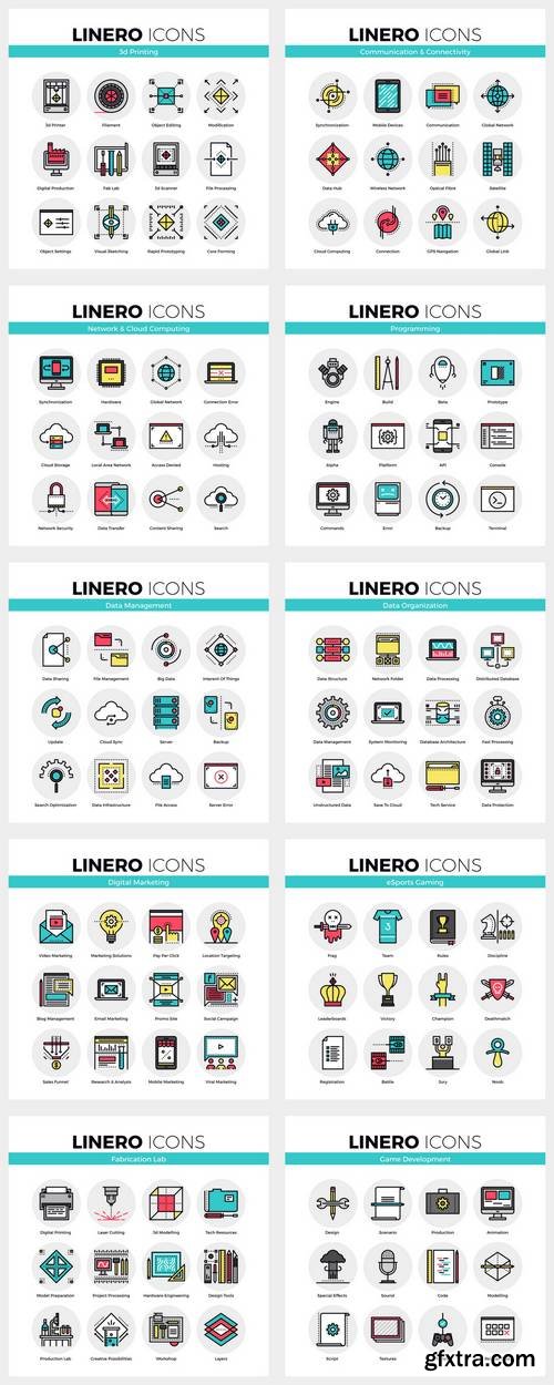 Linero Icons Set