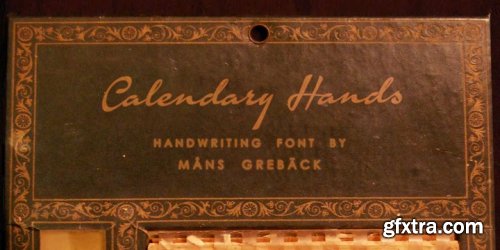 Calendary Hands Font