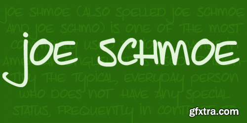 Joe Schmoe Font