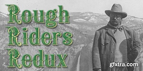 Rough Riders Redux Font Family