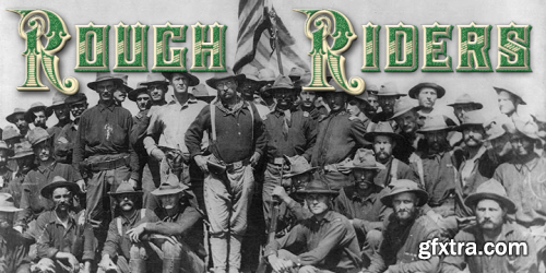 Rough Riders Font Family