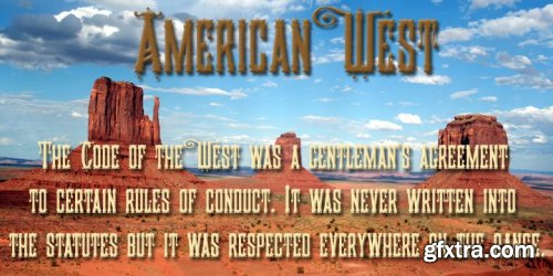 American West Font