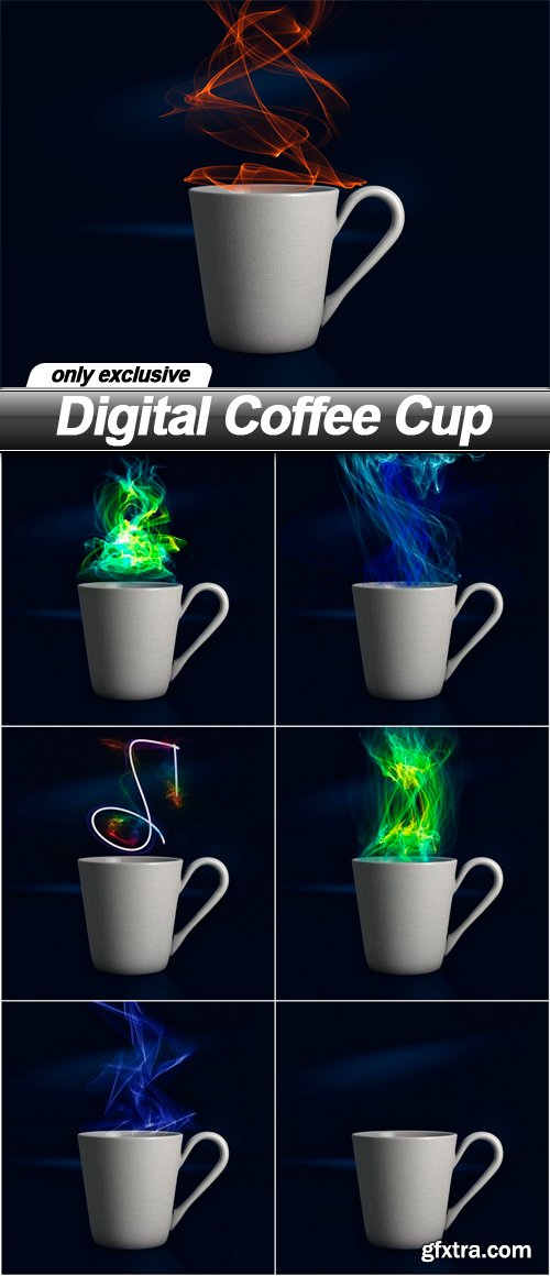 Digital Coffee Cup - 7 UHQ JPEG