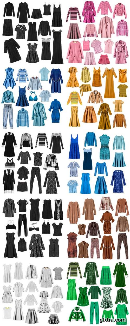 Female Clothes Isolated