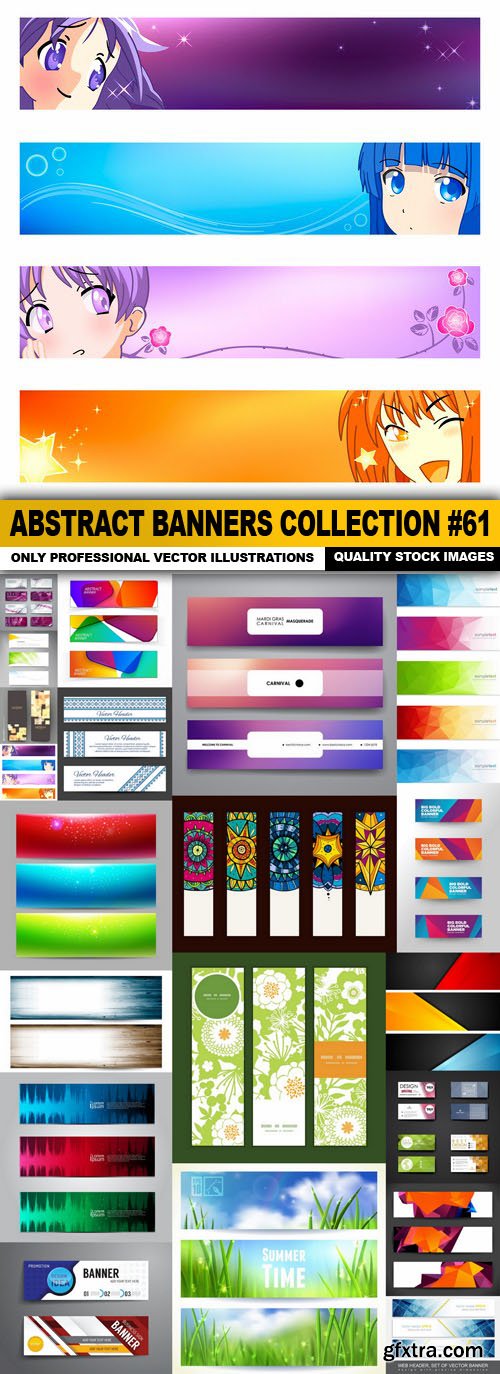 Abstract Banners Collection #61 - 20 Vectors