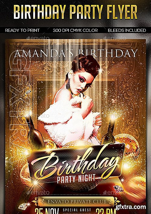 GraphicRiver - Birthday Party Flayer 9174897