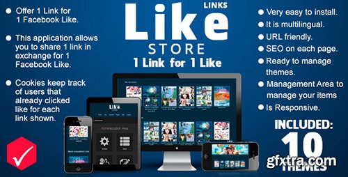 CodeCanyon - Like Store Links v1.2.0 - 1 Link for just 1 Like - 7836819