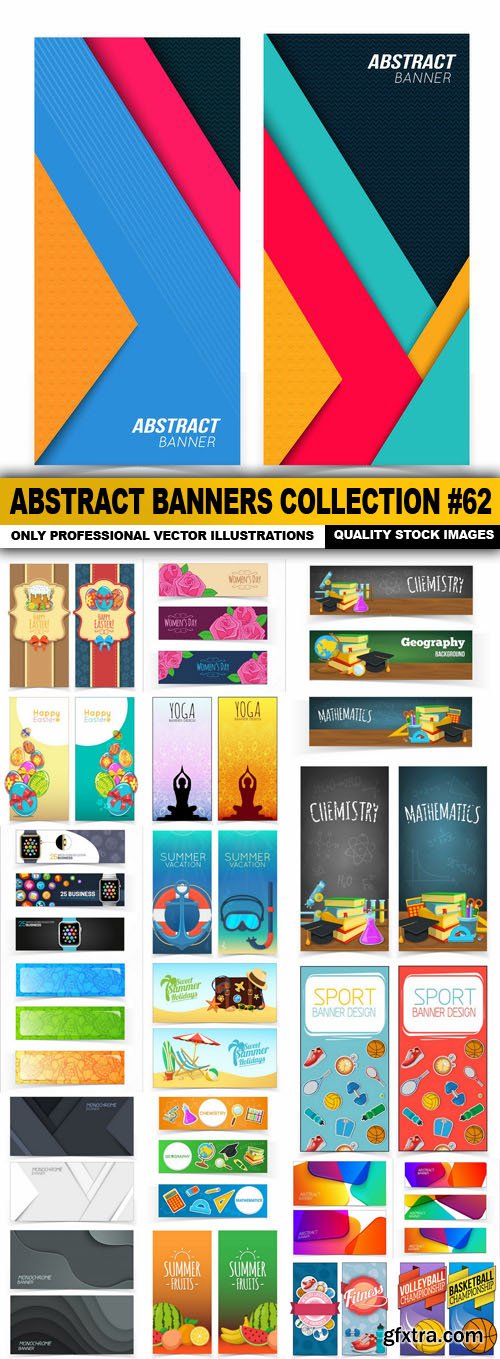 Abstract Banners Collection #62 - 20 Vectors