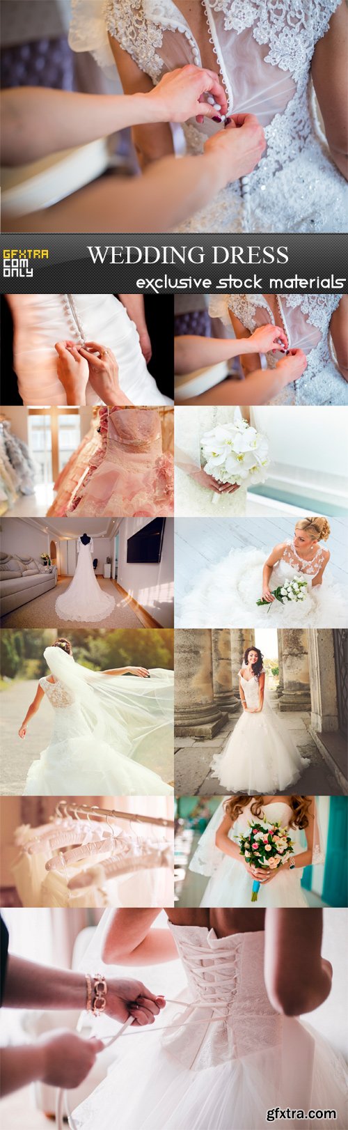 Wedding Dress - 11 x JPEGs