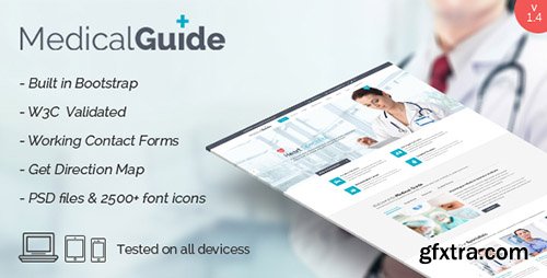 ThemeForest - MedicalGuide v1.4 - Health and Medical Template - 12605474