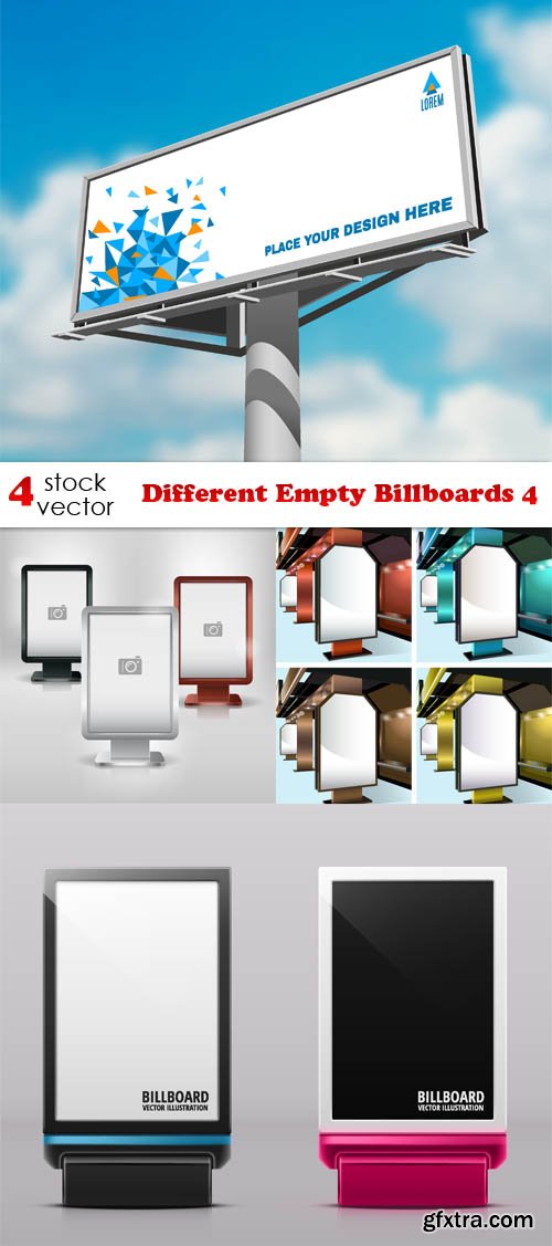 Vectors - Different Empty Billboards 4