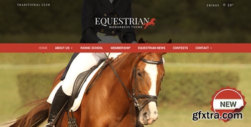 ThemeForest - Equestrian v4.1.1 - Horses & Stables WordPress Theme - 5206121