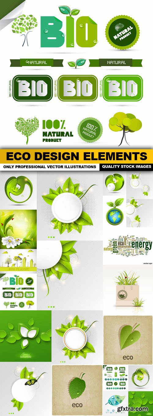 ECO Design Elements - 20 Vector