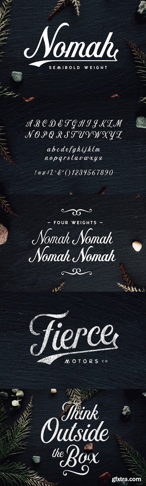 CM - Nomah Semibold Script Font 566269