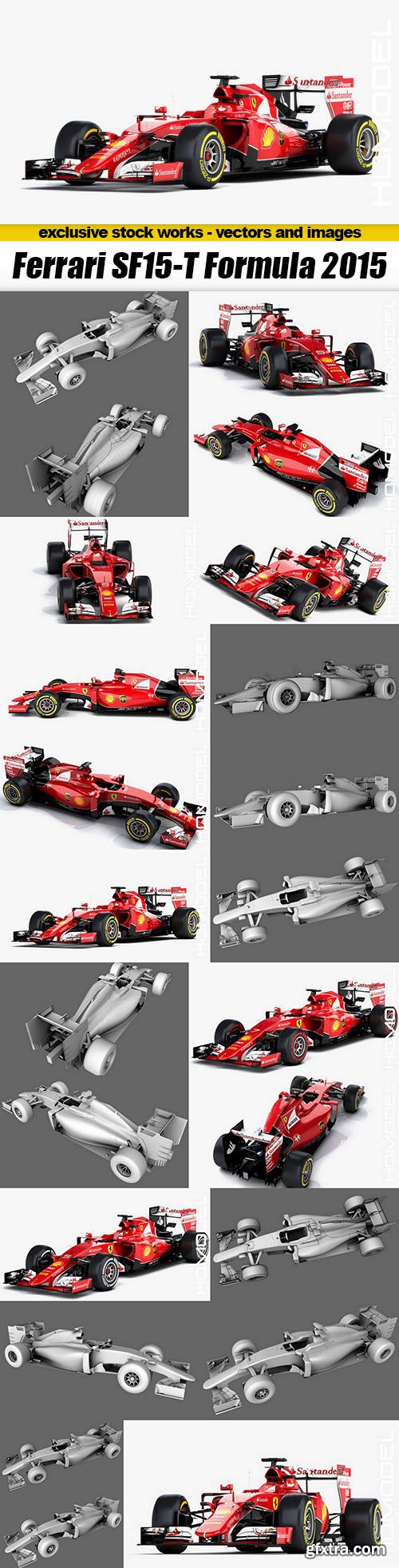 CGTrader 3D MODELS - Ferrari SF15-T Formula 2015