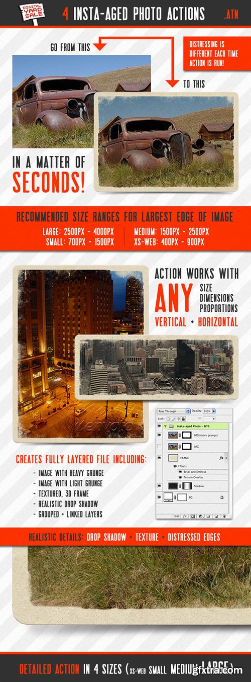 GraphicRiver - 4 Insta-aged Photo Actions 149423