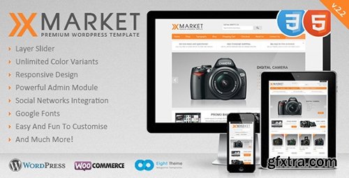 ThemeForest - XMarket v2.2 - Responsive WordPress E-Commerce Theme - 3558432