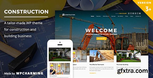 ThemeForest - Construction v3.0.2 - WP Construction, Building Business - 10439297