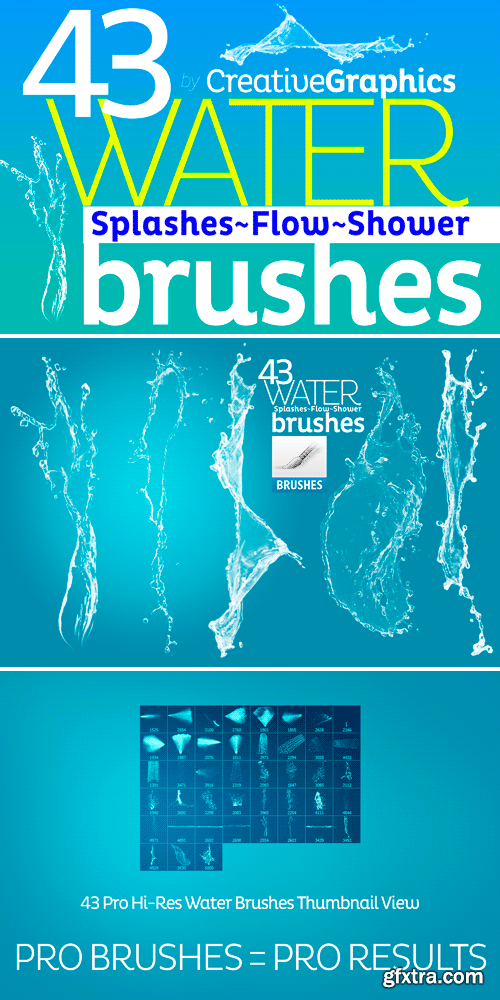 CM 222806 - Water Brushes for Photoshop CS2-CC