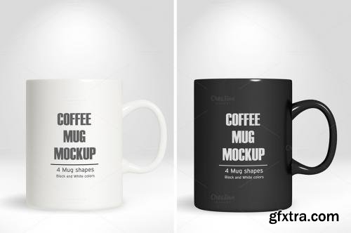 CreativeMarket Coffee Mug/Cup Mockup vol.1 185933