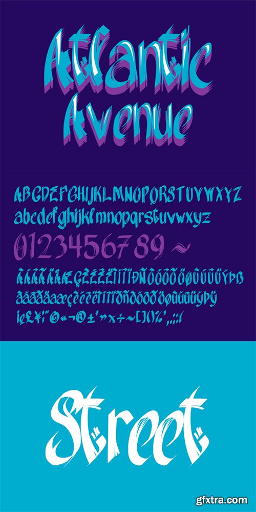 Atlantic Avenue - font - CM 1151