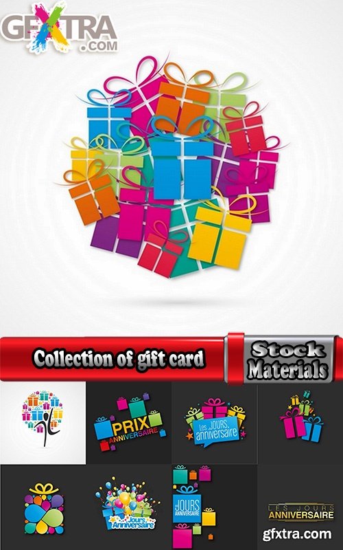 Collection of gift card business card background is pattern flyer banner 25 EPS