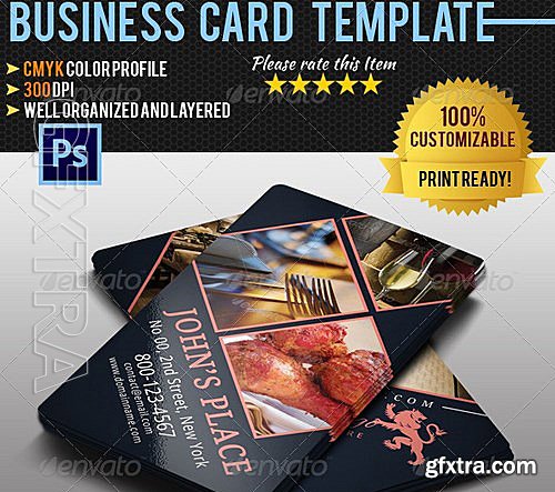 GraphicRiver - Restaurant Chef Business Card 2 4929531