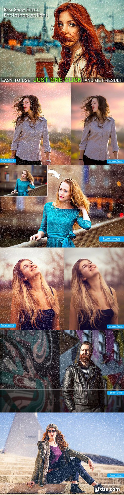 CM - Real Snow Effect Photoshop Actions 576326