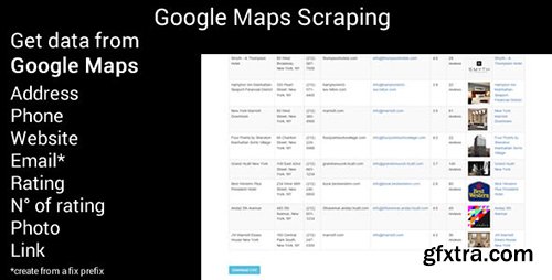 CodeCanyon - Google Maps Scraping (Update: 18 February 16) - 10254724