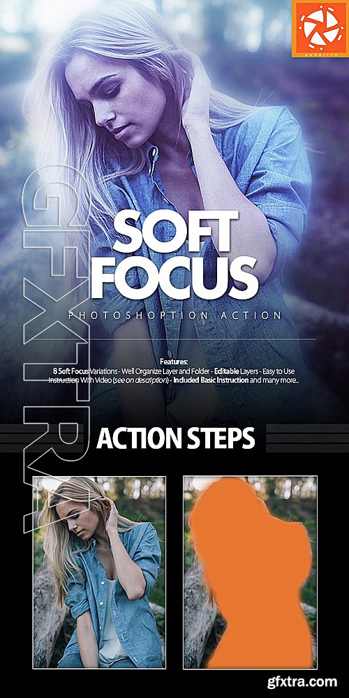 GraphicRiver - Soft Focus Photoshop Action 15133200
