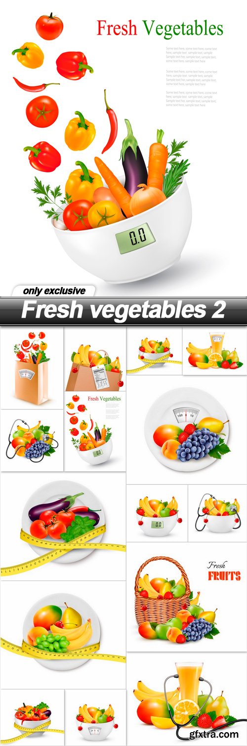 Fresh vegetables 2 - 15 EPS