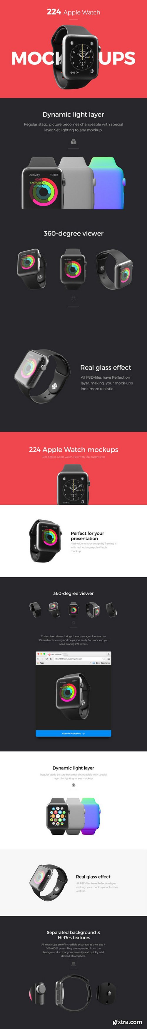 CM - 224 Apple Watch Mockups 561154