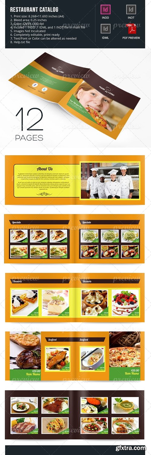 CodeGrape Restaurant Catalog 12 Pages 2587
