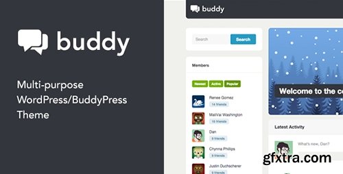 ThemeForest - Buddy v2.5 - Multi-Purpose WordPress/BuddyPress Theme - 3506362