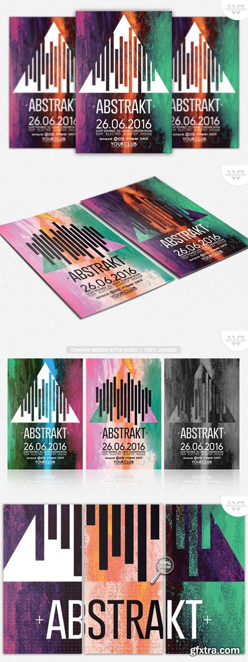 CM - ABSTRACT MINIMAL Flyer Template 293962
