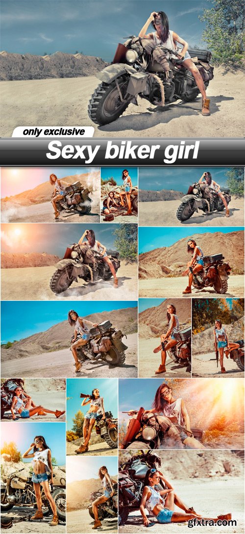 Sexy biker girl - 14 UHQ JPEG