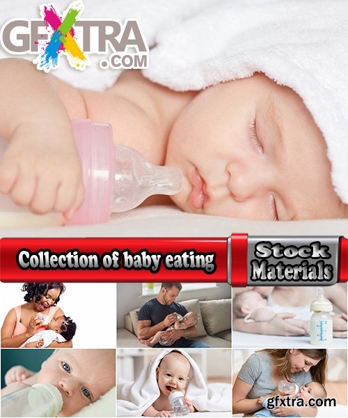 Collection of baby children eating drinking with baby bottle 25 HQ Jpeg